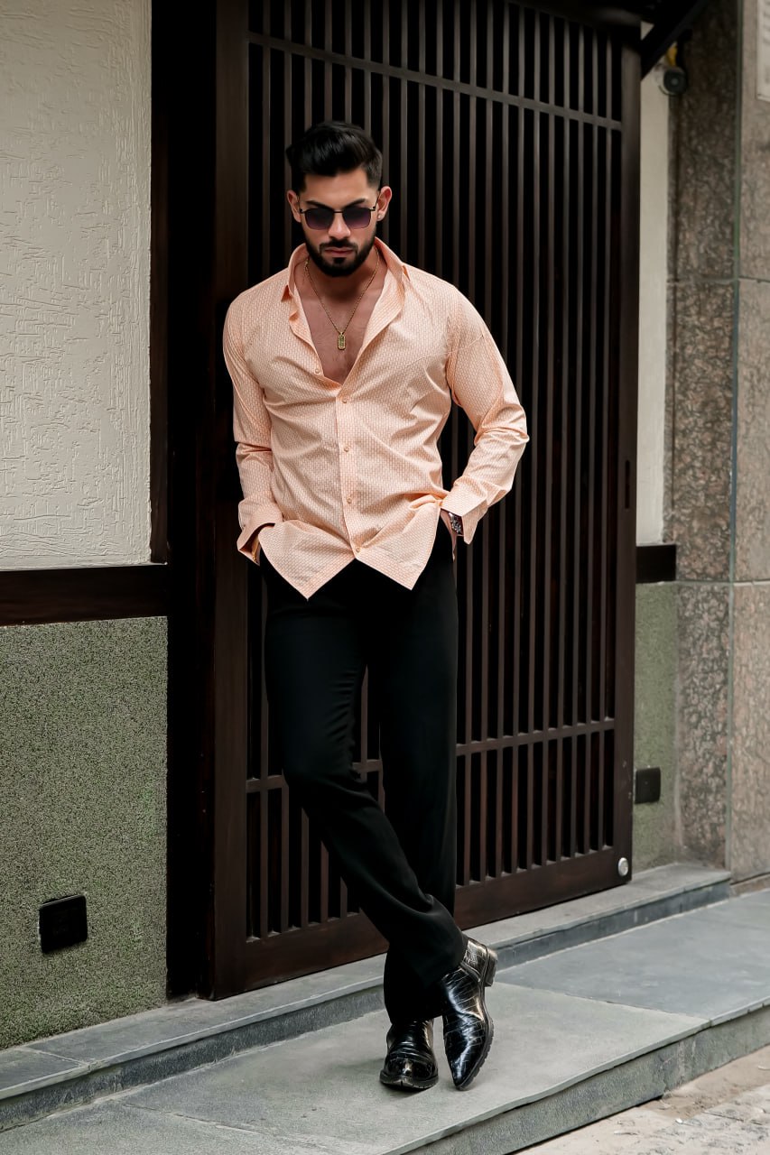 DUST STORM LUXURY FORMAL SATIN COTTON SHIRT FOR MEN'S