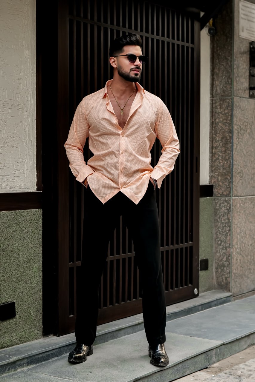 DUST STORM LUXURY FORMAL SATIN COTTON SHIRT FOR MEN'S