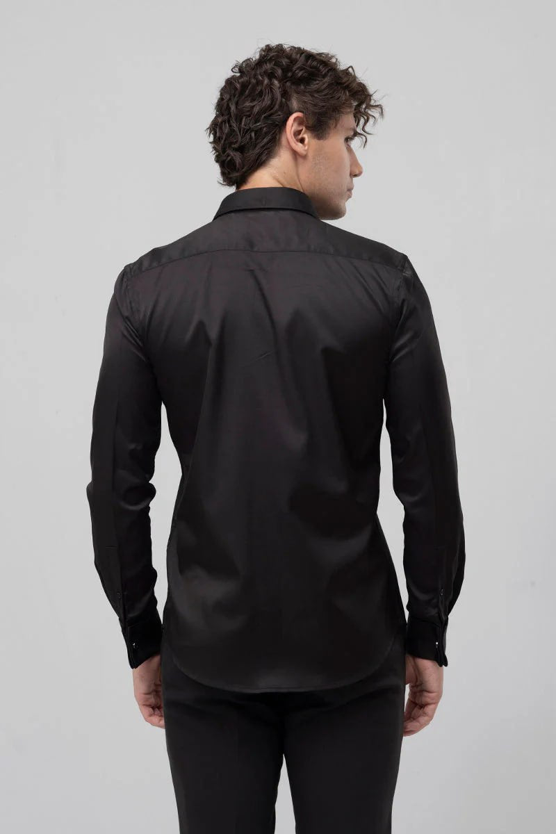 PERAAN VERDIQUE ANCHOR BLACK SHIRT